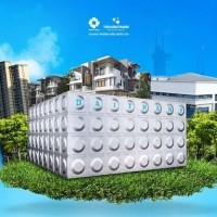 Ứng dụng bồn lắp ghép inox cho tòa nhà hiện đại