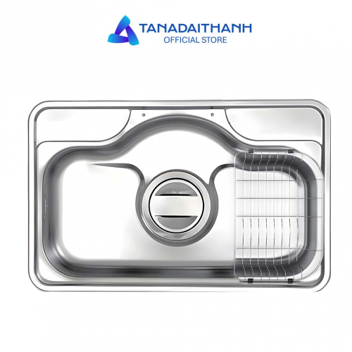 Chậu đơn rửa bát Wonang WKJ08551 một hố inox 304 – Made In Korea